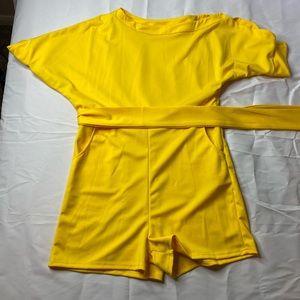 Yellow romper